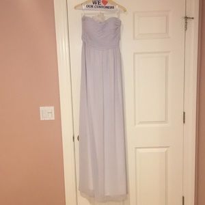 Light gray gown. Worn ONCE